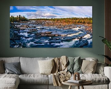 Trappstegsforsen Wasserfall Schweden