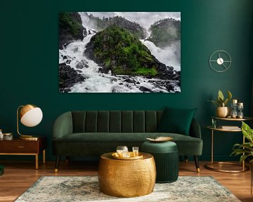 Låtefossen Wasserfall Norwegen von Achim Thomae Photography