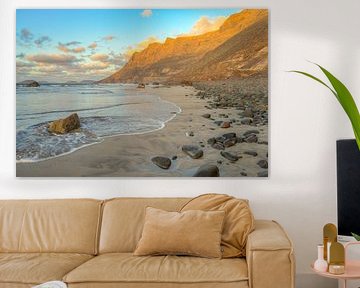 Abendstimmung am Playa de Famara auf Lanzarote