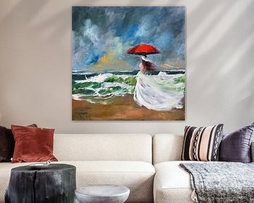 Stürmischer Trost an der keltischen Küste von Gina Strumpf