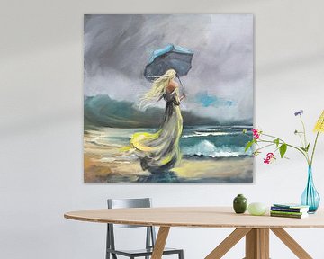 Celtic Beauty in the Rain by Gina Strumpf