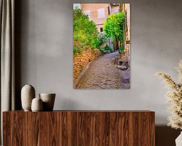 Gordes village steet view in the Provence by Sjoerd van der Wal Photography