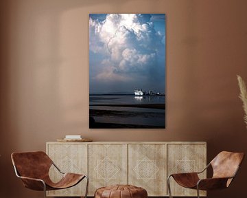 Gewitter zwischen den Inseln von Jan Brons