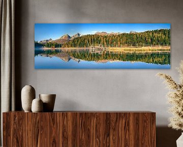 Lac en Engadine en Suisse