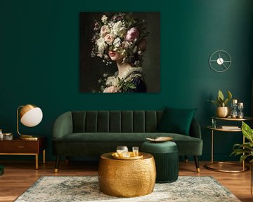 Sie trägt Blumen von Yaya's