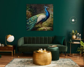 Le paon gracieux II sur Yaya's