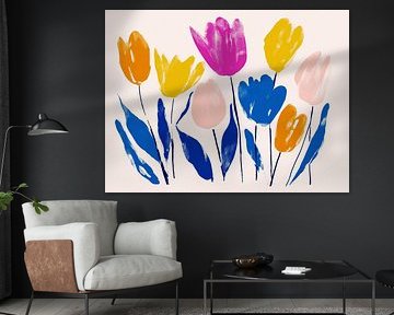 Tulpen Modern Abstrakt