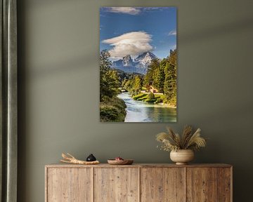 Watzmann mit Hut von Marika Hildebrandt FotoMagie