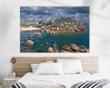 Küstenlandschaft an der Cote de Granit Rose,Bretagne