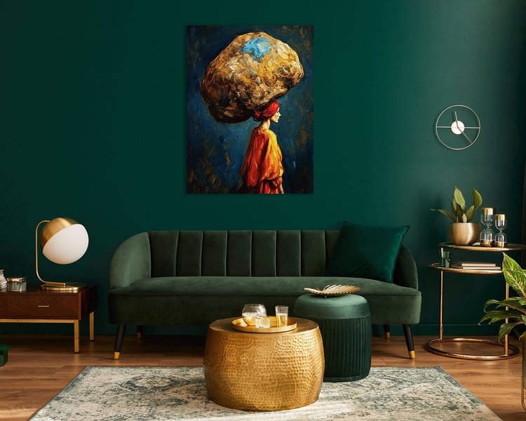 Example of the artwork in a room