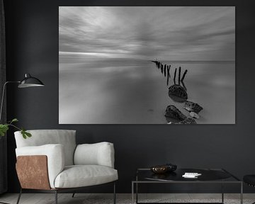 Calme et sérénité à la mer des Wadden sur Bram Lubbers