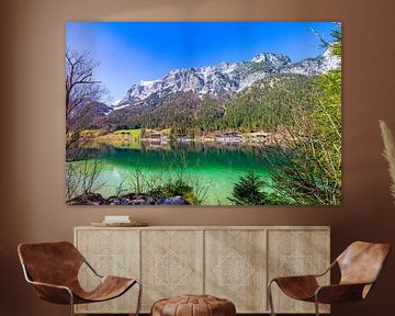 Le lac Hintersee à Ramsau près de Berchtesgaden