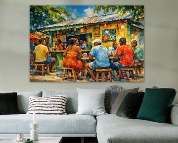 Sous le soleil, au bar sur INGO