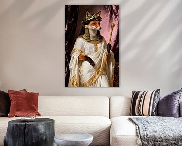 Porträt des königlichen Fuchses von Mad Dog Art