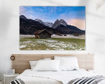 Sfeervol begin van de dag in Werdenfelser Land