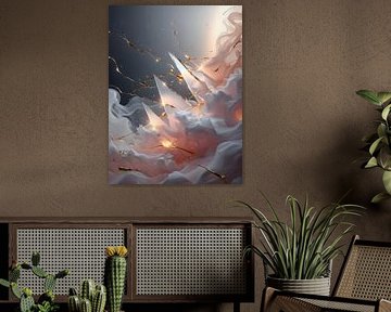 Fragment der aufgehenden Morgendämmerung