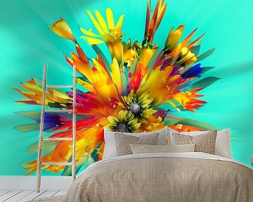 Een explosie van bloemen