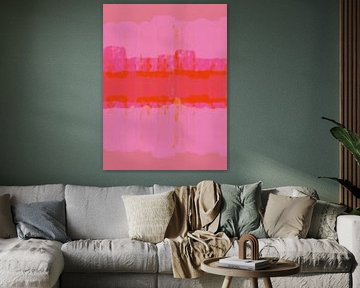 Neon-Rosa, Rot, Orange. Bunte abstrakte in lebendigen Farben