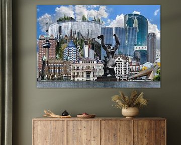 ROTTERDAMER SKYLINE von Aad Holkamp
