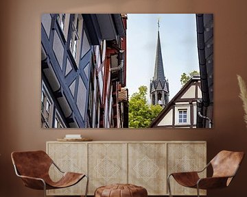 La ville historique de Marbourg sur la Lahn en Hesse sur Roland Brack