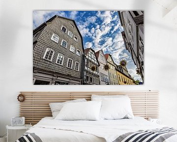 Historic Marburg on the Lahn in Hesse by Roland Brack