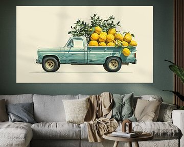 Illustration botanique des agrumes sur Mosaic Dialogue