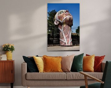 Statue géante en mosaïque au Vietnam sur Frank Photos