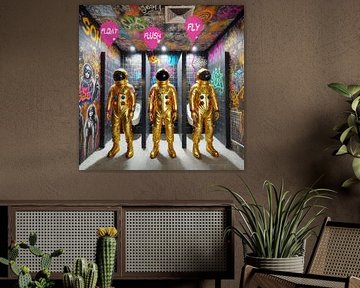 Astronauten auf geheimer Mission: Float für die Seele, Flush für die Realität und Fly für den würdevollen Abgang