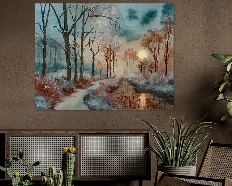 Example of the artwork in a room