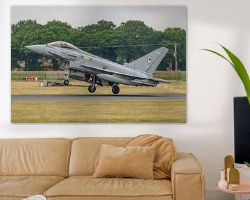 Take-off Royal Air Force Eurofighter Typhoon.