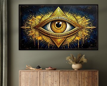 Freimaurer – Im Blick der Vorsehung: Das allwissende Auge zwischen goldener Offenbarung, alchemistischer Materie und der Tiefe des verborgenen Lichts von AidasignArt