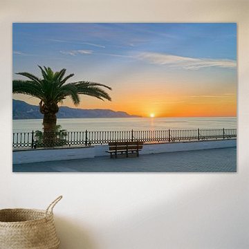 Spain - Nerja - sunrise El Balcón de Europa