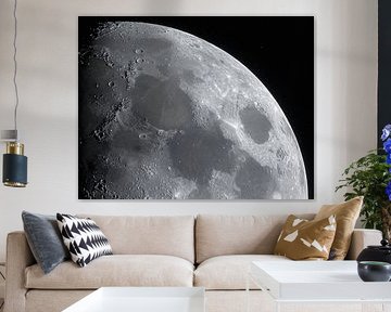 Lune en macrophotographie sur Mustafa Kurnaz