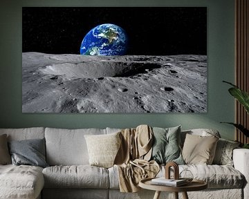 Macrophotographie de la lune sur Mustafa Kurnaz