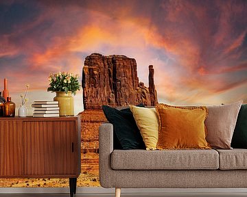 West Mitten Butte im Monument Valley von Dieter Walther