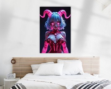 ZYNTHRA - Sexy Anime Girl als futuristischer Dämon von INFERAURUM