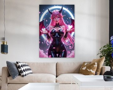 LYSARA - Sexy Anime Dämonen Girl mit zwei Herzen