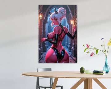 KARYSSA - Sexy Anime Devil Girl in einem Kerker