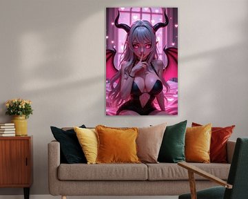 SILVYRA - Sexy Anime Succubus Girl in ihrem Bett