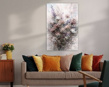 Delicate pastel flowers by Claudia Gründler