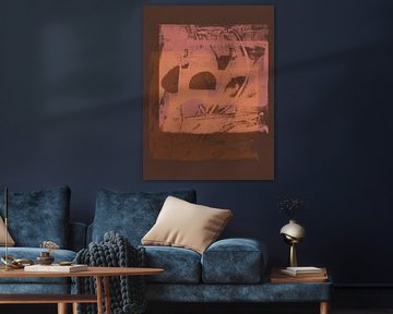 Modern abstract minimalistisch schilderij