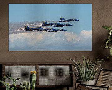 Navy Flight Demonstration Squadron Blue Angels.