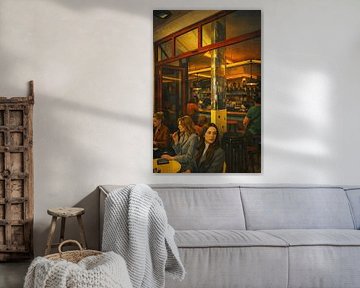 An evening on a terrace in Paris