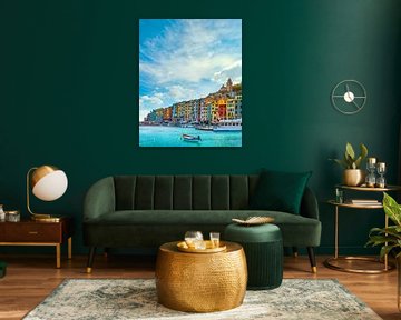 Portovenere Dorf am Meer. Ligury, Italien von Stefano Orazzini