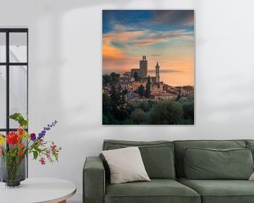 Vinci, Leonardos Geburtshaus, Glockenturm der Kirche von Stefano Orazzini