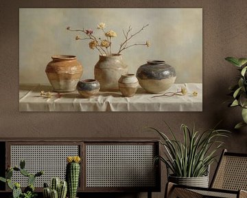 Paysage de fleurs minimal sur Yaya's