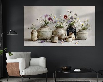 Équilibre floral Japandi sur Yaya's