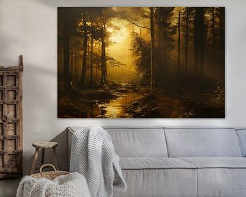 Le rayon d'or de la Forêt-Noire sur Karina Brouwer