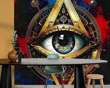 Vrijmetselarij - Het alziende oog in het spanningsveld tussen maat, symbool en picturale ontbinding