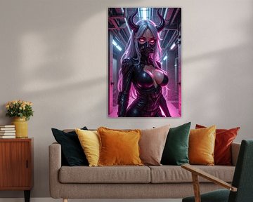 NOXARA - Sexy Anime Dämonen Girl mit Gasmaske von INFERAURUM